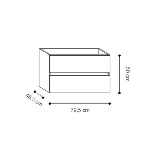 Έπιπλο Kora 80 cm